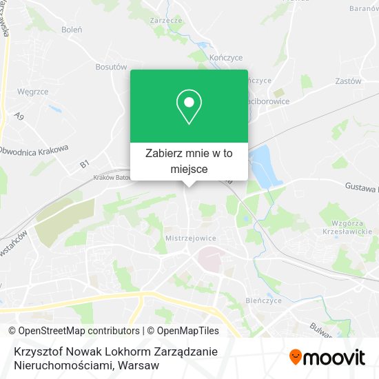 Mapa Krzysztof Nowak Lokhorm Zarządzanie Nieruchomościami