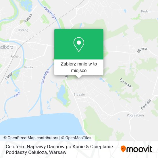 Mapa Celuterm Naprawy Dachów po Kunie & Ocieplanie Poddaszy Celulozą