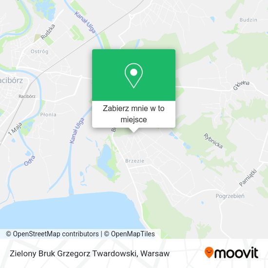 Mapa Zielony Bruk Grzegorz Twardowski