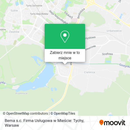 Mapa Bema s.c. Firma Usługowa w Mieście: Tychy