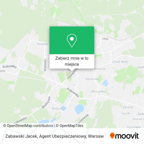 Mapa Zabawski Jacek, Agent Ubezpieczeniowy