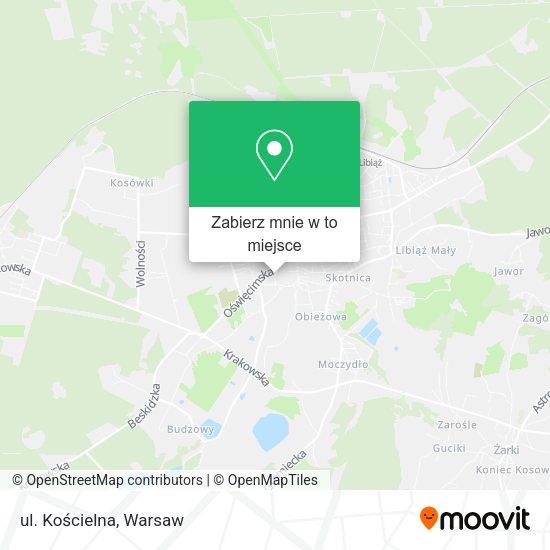 Mapa ul. Kościelna