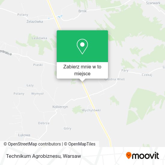 Mapa Technikum Agrobiznesu