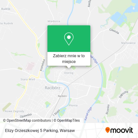 Mapa Elizy Orzeszkowej 5 Parking