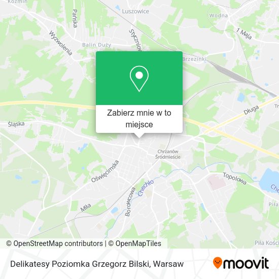 Mapa Delikatesy Poziomka Grzegorz Bilski