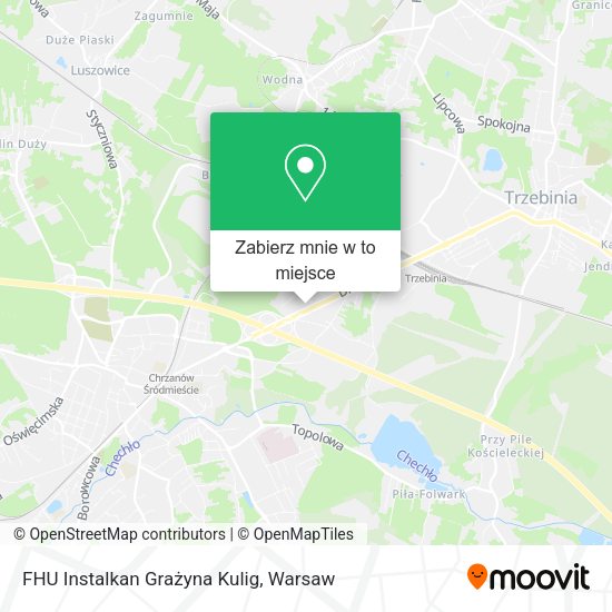 Mapa FHU Instalkan Grażyna Kulig