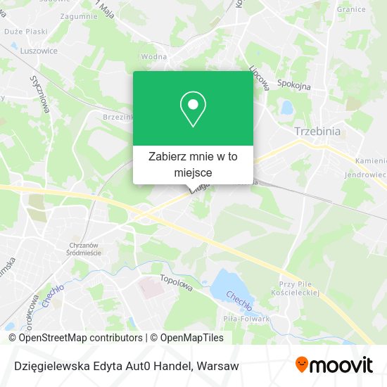 Mapa Dzięgielewska Edyta Aut0 Handel