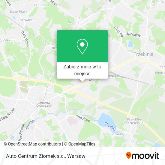 Mapa Auto Centrum Ziomek s.c.