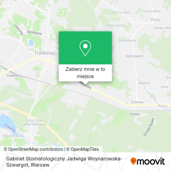 Mapa Gabinet Stomatologiczny Jadwiga Woynarowska-Szwargot