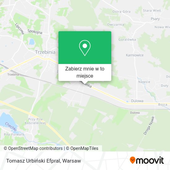 Mapa Tomasz Urbiński Efpral