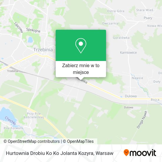 Mapa Hurtownia Drobiu Ko Ko Jolanta Kozyra