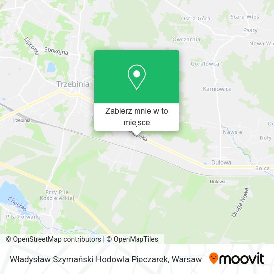 Mapa Władysław Szymański Hodowla Pieczarek