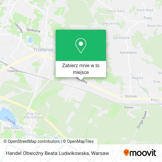 Mapa Handel Obwoźny Beata Ludwikowska