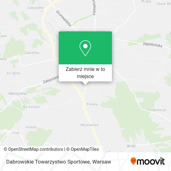 Mapa Dabrowskie Towarzystwo Sportowe