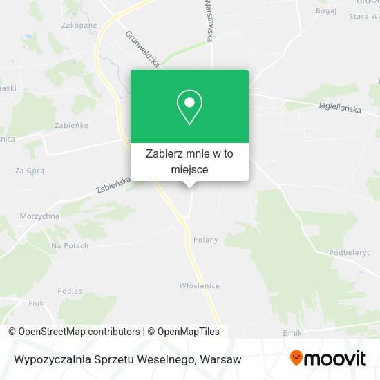 Mapa Wypozyczalnia Sprzetu Weselnego