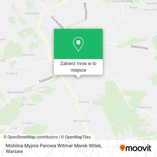 Mapa Mobilna Myjnia Parowa Witmar Marek Witek