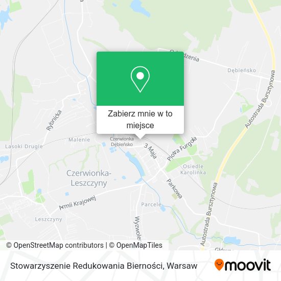 Mapa Stowarzyszenie Redukowania Bierności