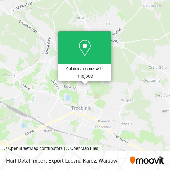 Mapa Hurt-Detal-Import-Export Lucyna Karcz