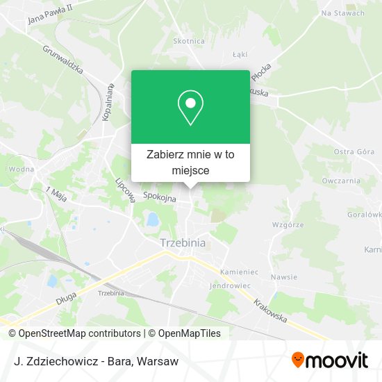 Mapa J. Zdziechowicz - Bara