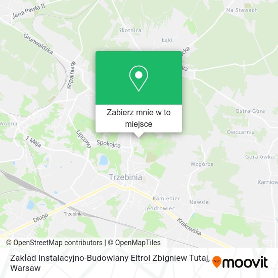 Mapa Zakład Instalacyjno-Budowlany Eltrol Zbigniew Tutaj