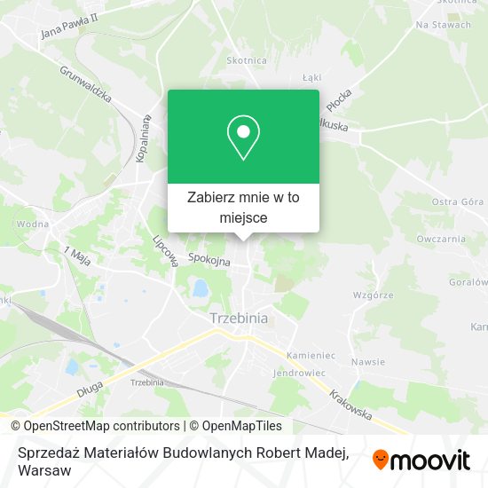 Mapa Sprzedaż Materiałów Budowlanych Robert Madej