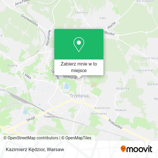 Mapa Kazimierz Kędzior