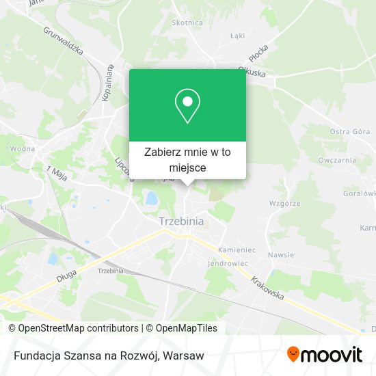 Mapa Fundacja Szansa na Rozwój