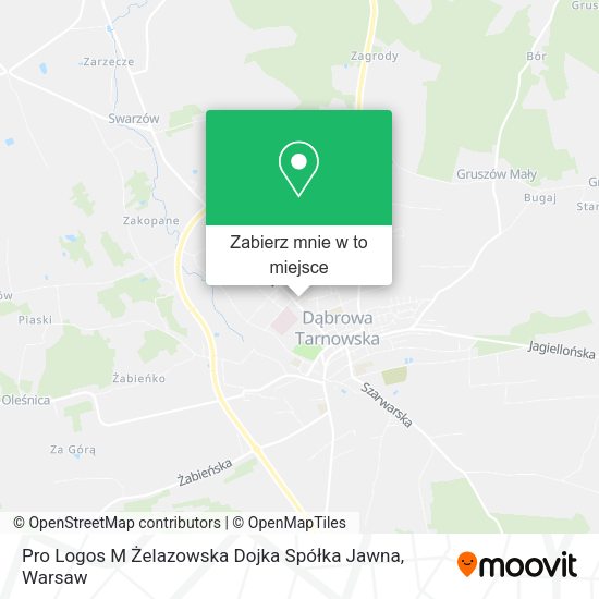 Mapa Pro Logos M Żelazowska Dojka Spółka Jawna