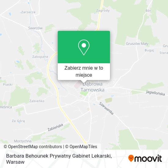 Mapa Barbara Behounek Prywatny Gabinet Lekarski