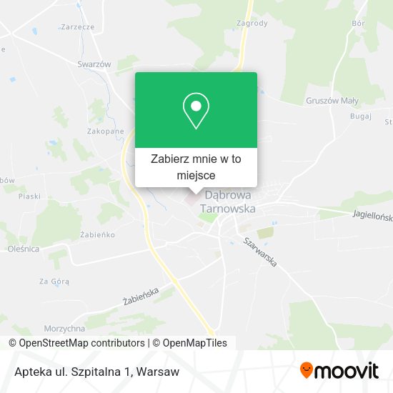 Mapa Apteka ul. Szpitalna 1