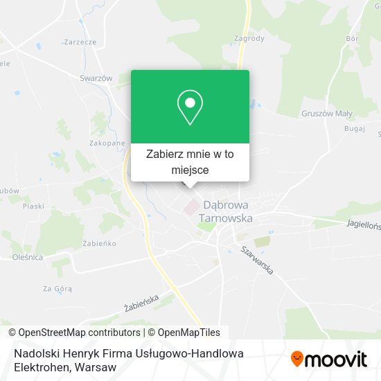 Mapa Nadolski Henryk Firma Usługowo-Handlowa Elektrohen