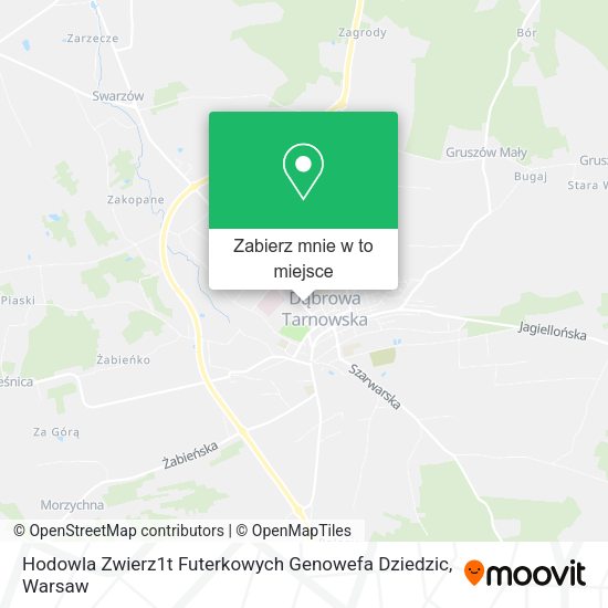 Mapa Hodowla Zwierz1t Futerkowych Genowefa Dziedzic