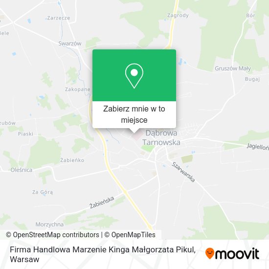 Mapa Firma Handlowa Marzenie Kinga Małgorzata Pikul