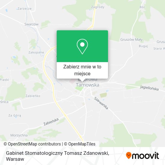 Mapa Gabinet Stomatologiczny Tomasz Zdanowski