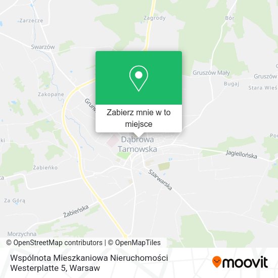 Mapa Wspólnota Mieszkaniowa Nieruchomości Westerplatte 5