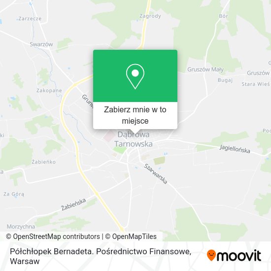 Mapa Półchłopek Bernadeta. Pośrednictwo Finansowe