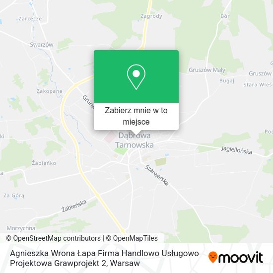 Mapa Agnieszka Wrona Łapa Firma Handlowo Usługowo Projektowa Grawprojekt 2