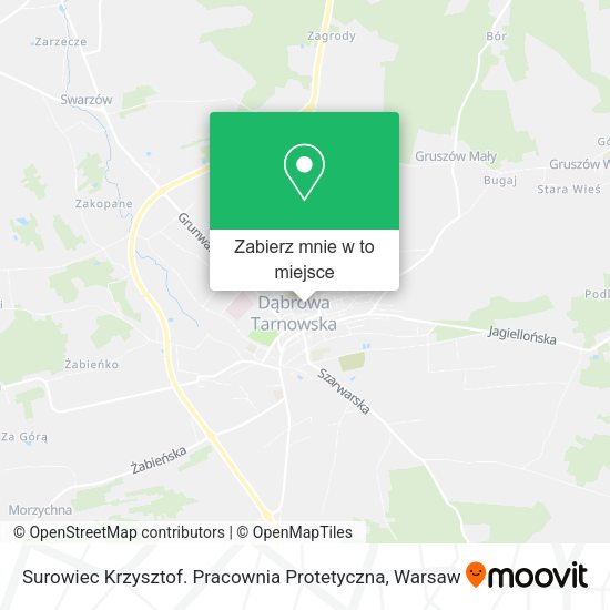 Mapa Surowiec Krzysztof. Pracownia Protetyczna