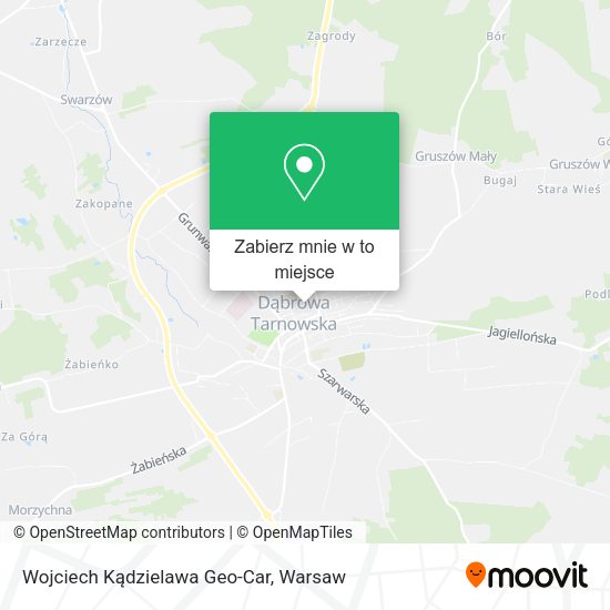 Mapa Wojciech Kądzielawa Geo-Car