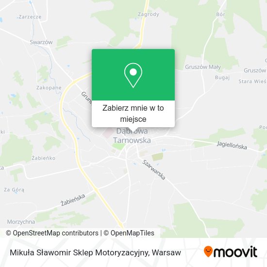 Mapa Mikuła Sławomir Sklep Motoryzacyjny