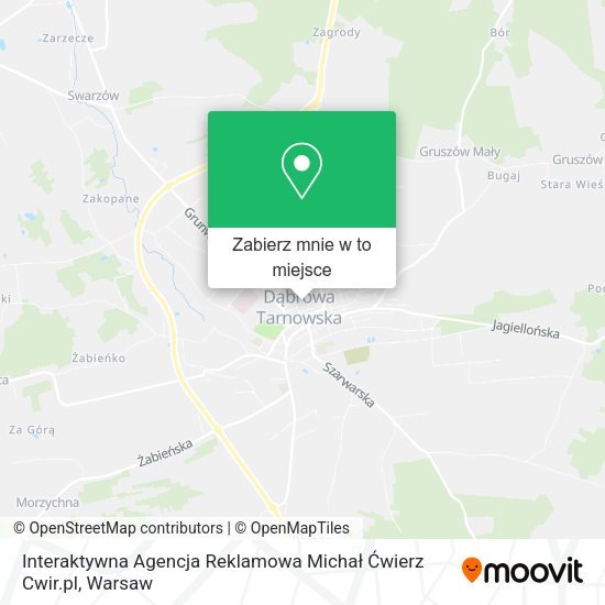 Mapa Interaktywna Agencja Reklamowa Michał Ćwierz Cwir.pl