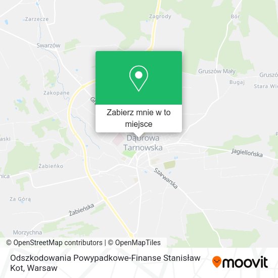 Mapa Odszkodowania Powypadkowe-Finanse Stanisław Kot