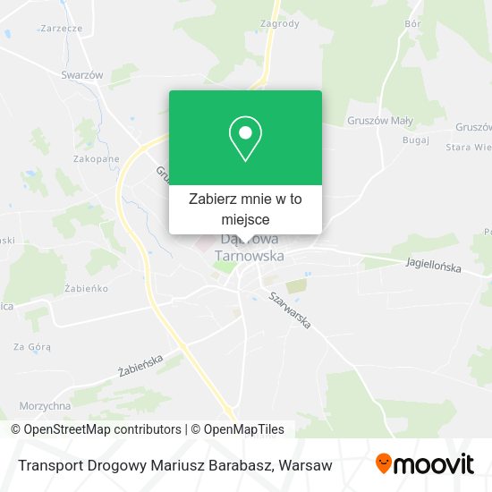 Mapa Transport Drogowy Mariusz Barabasz