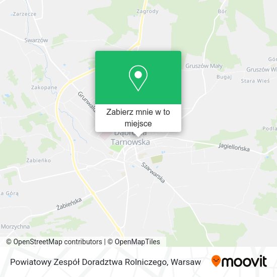 Mapa Powiatowy Zespół Doradztwa Rolniczego