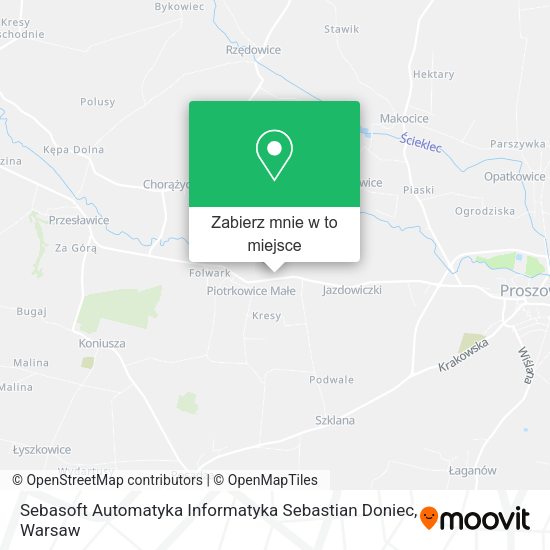 Mapa Sebasoft Automatyka Informatyka Sebastian Doniec