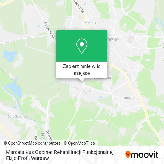 Mapa Marcela Kuś Gabinet Rehabilitacji Funkcjonalnej Fizjo-Profi