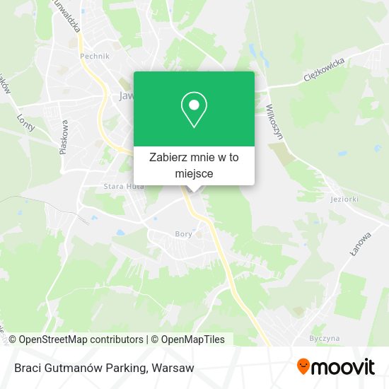 Mapa Braci Gutmanów Parking