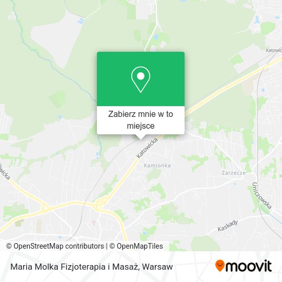 Mapa Maria Molka Fizjoterapia i Masaż