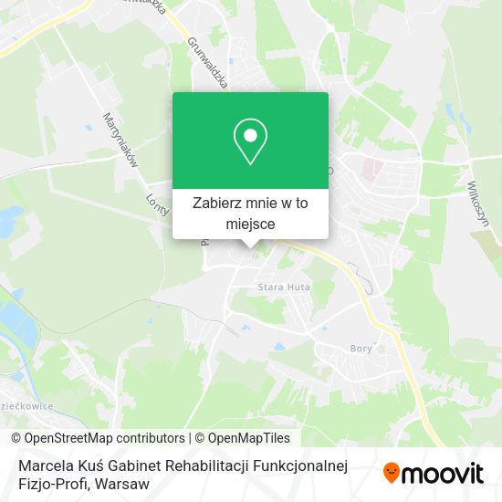 Mapa Marcela Kuś Gabinet Rehabilitacji Funkcjonalnej Fizjo-Profi