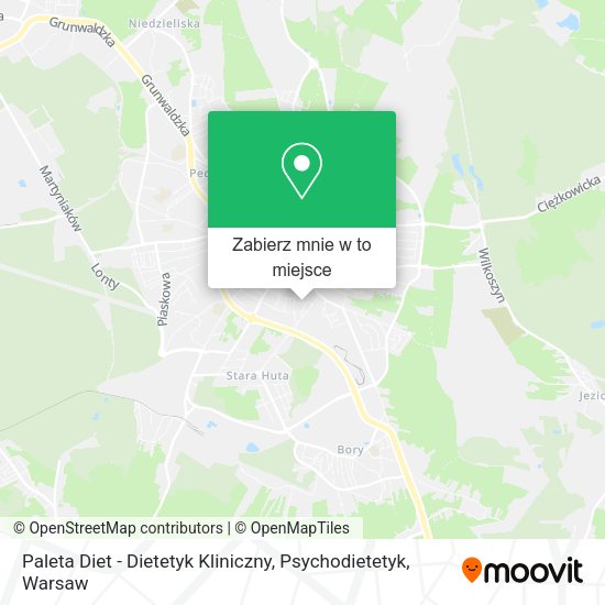 Mapa Paleta Diet - Dietetyk Kliniczny, Psychodietetyk